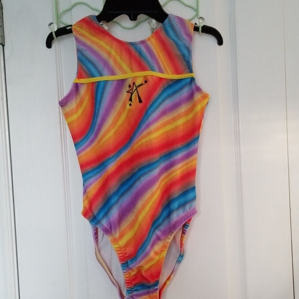 Cute rainbow leotard